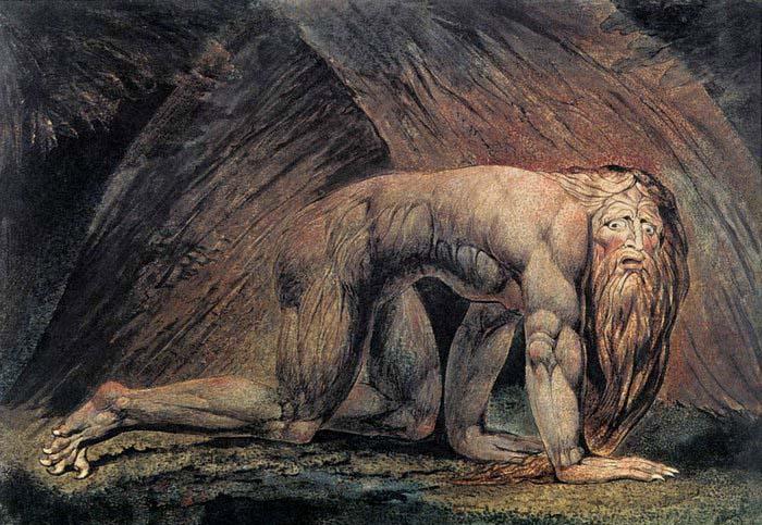 Blake, William Nebuchadnezzar China oil painting art
